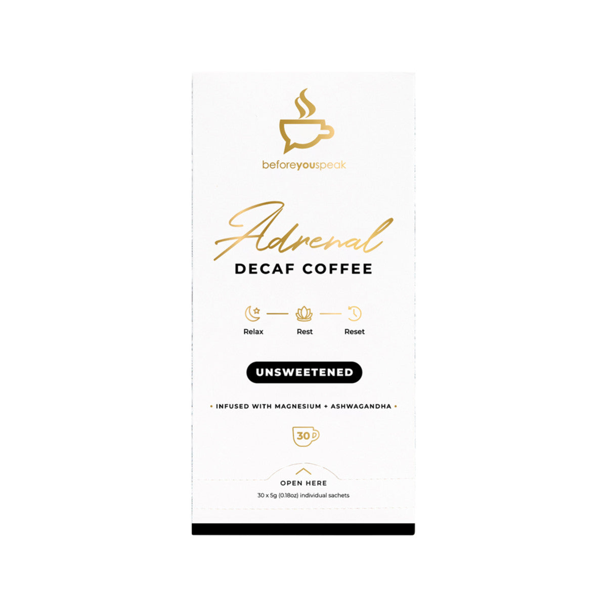 BEFORE YOU SPEAK Collagen Coffee Original 6.5g x 7 Pack