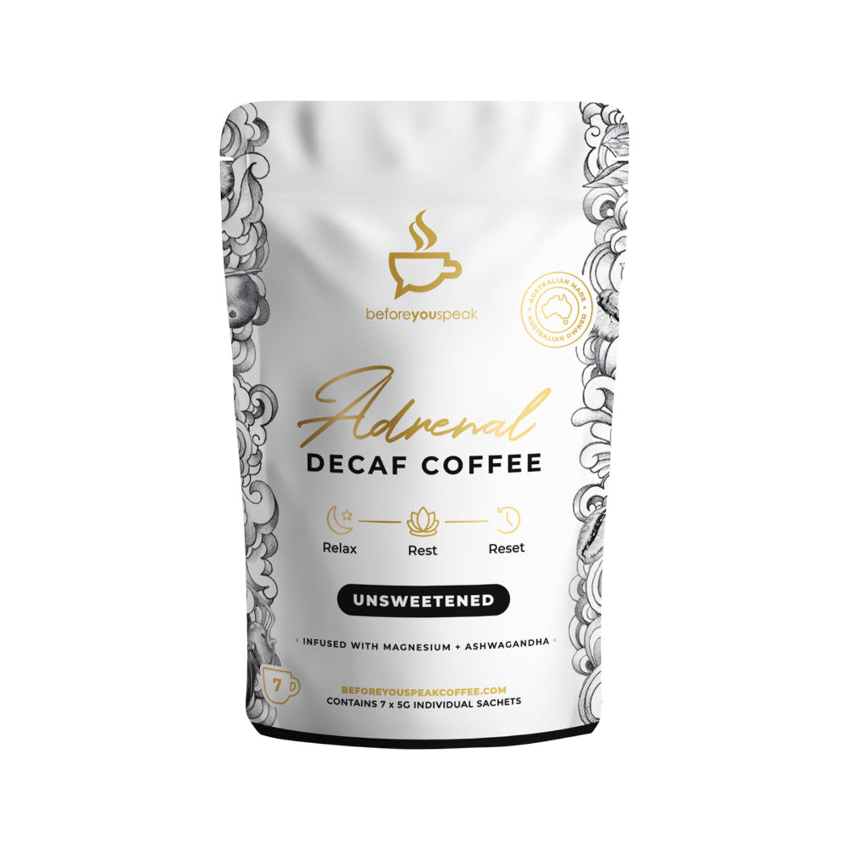 BEFORE YOU SPEAK Collagen Coffee Unsweetened 6.5g x 30 Pack