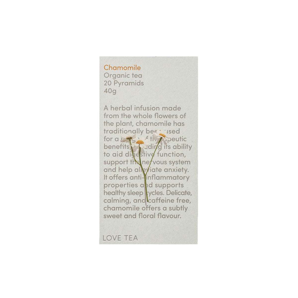 LOVE TEA Organic Darjeeling Tea Loose Leaf 100g