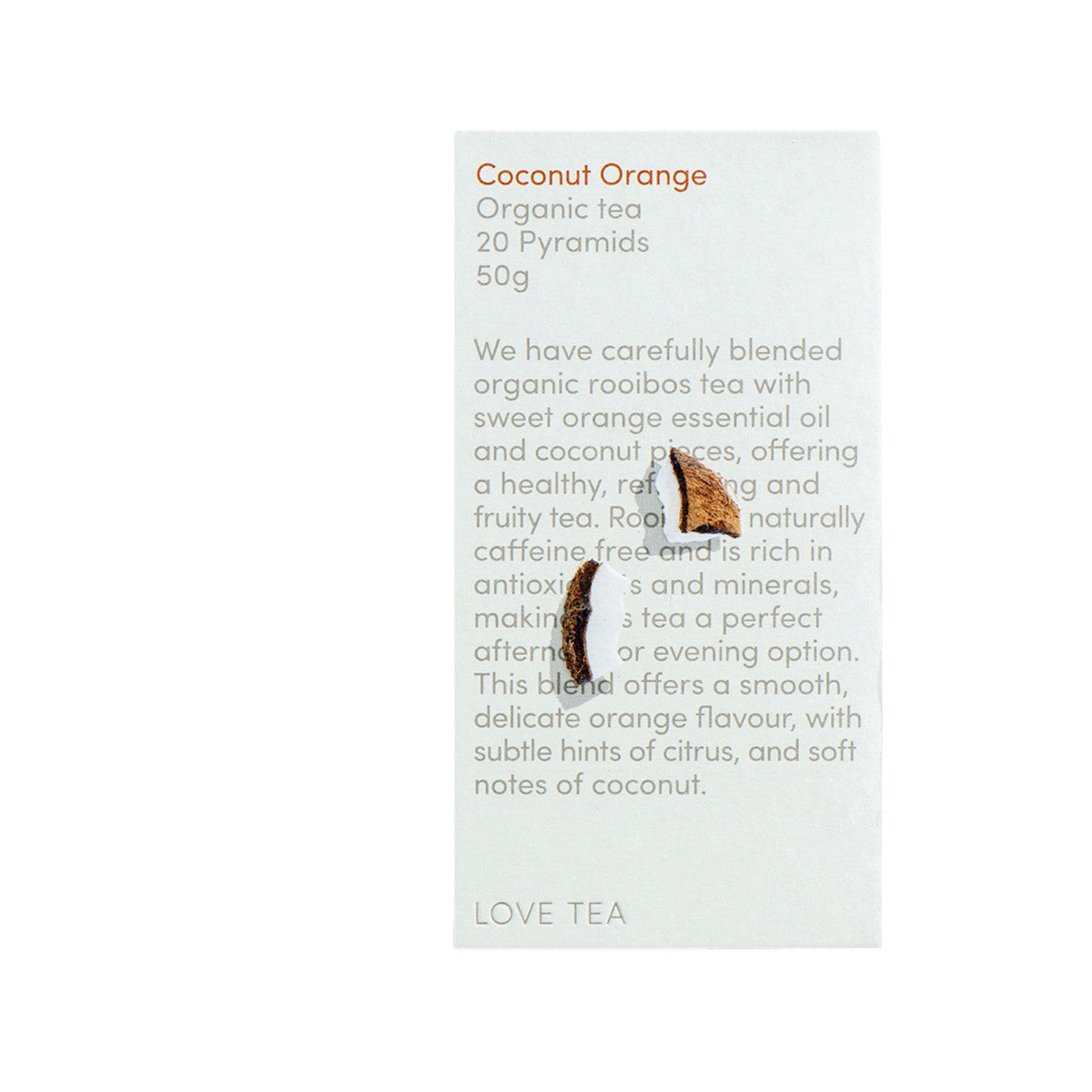 LOVE TEA Organic Detox Tea x 20 Pyramids