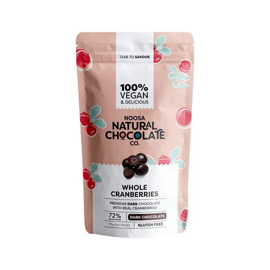NOOSA NATURAL CHOCOLATE CO. Milk Chocolate Roasted Coffee Beans 100g