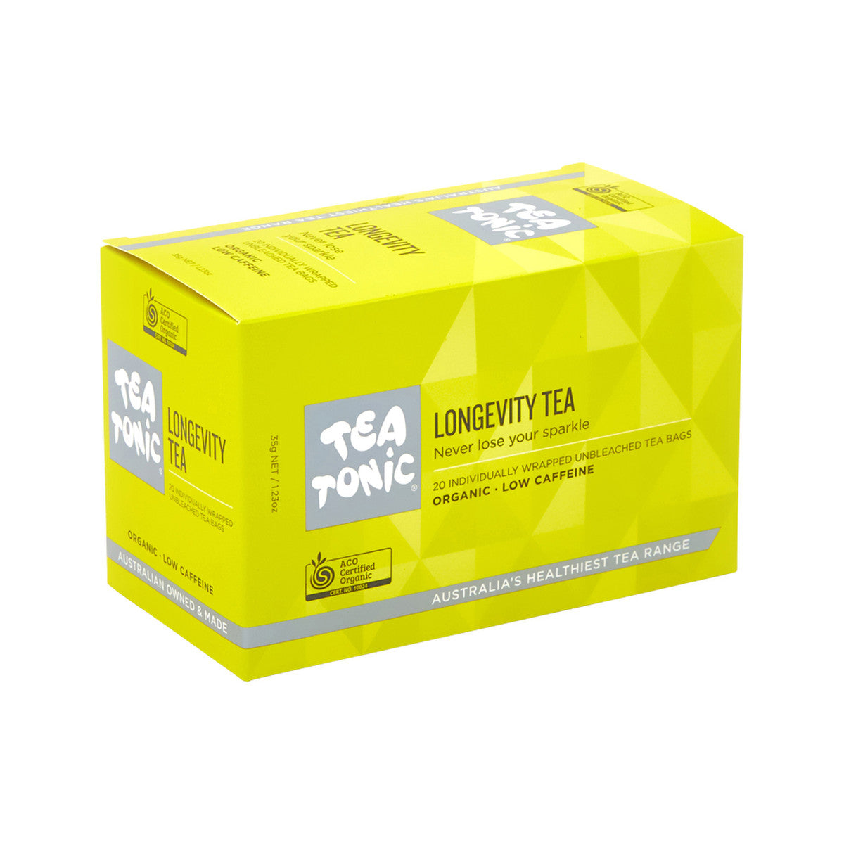 TEA TONIC Organic Peppermint Tea x 20 Tea Bags