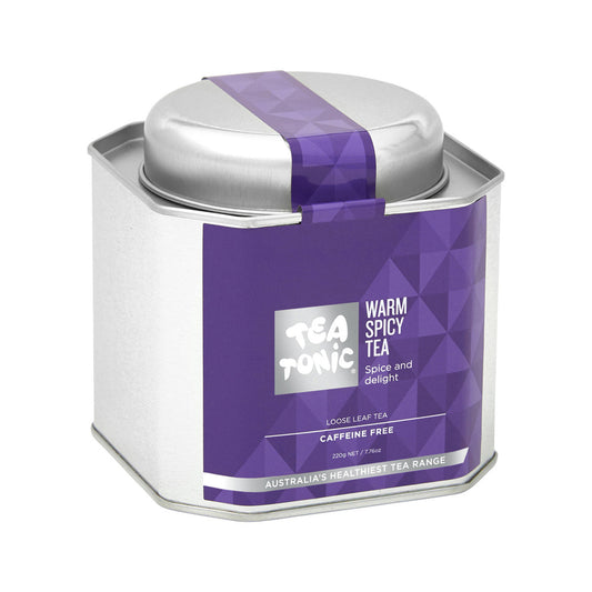 TEA TONIC Wooden Tea Chest Deluxe Black x 112 Tea Bags