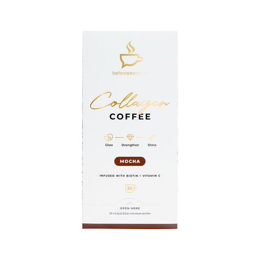 BEFORE YOU SPEAK Collagen Coffee Unsweetened 6.5g x 7 Pack