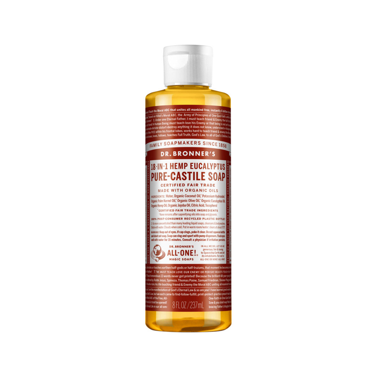 DR. BRONNER'S Pure-Castile Soap Liquid (Hemp 18-in-1) Green Tea 237ml