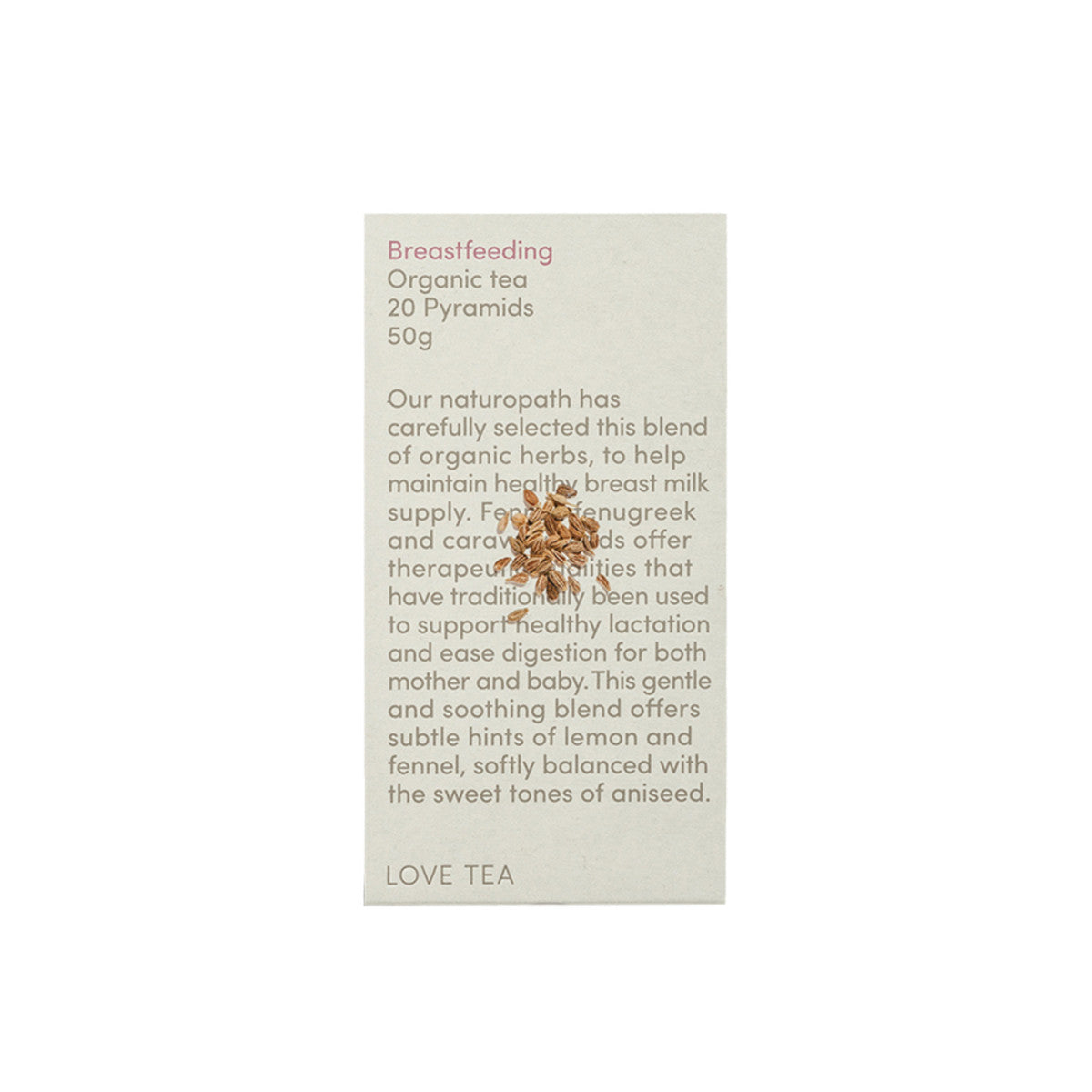 LOVE TEA Organic Calming Tea Loose Leaf 50g