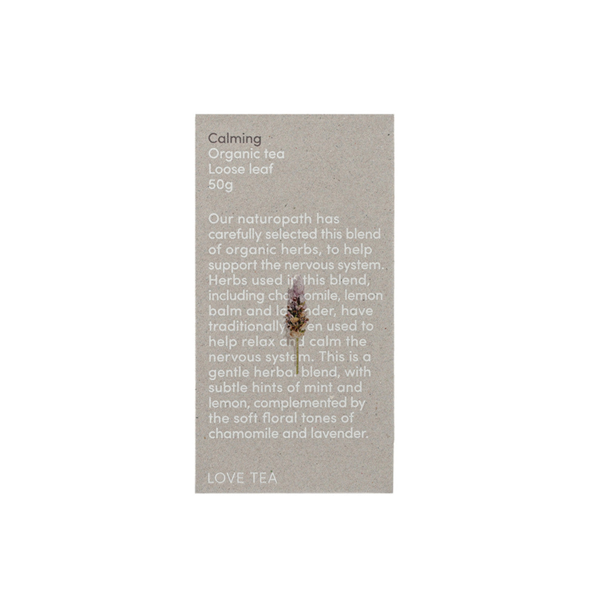 LOVE TEA Organic Coconut Orange Tea x 20 Pyramids