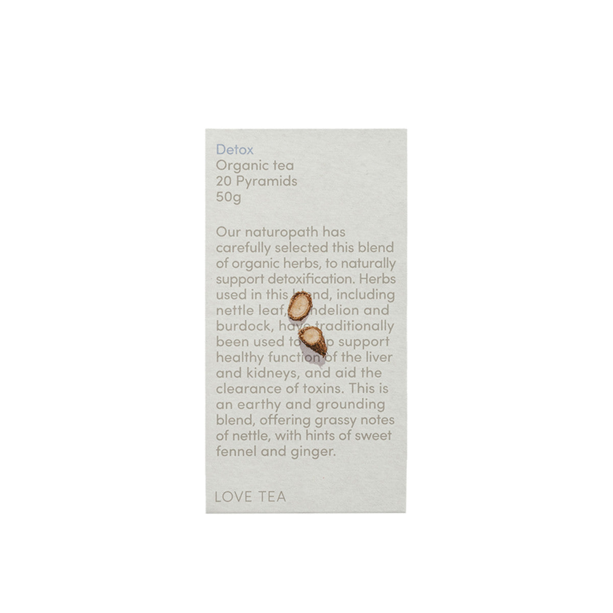 LOVE TEA Organic English Breakfast Tea x 20 Pyramids