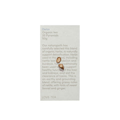 LOVE TEA Organic English Breakfast Tea x 20 Pyramids