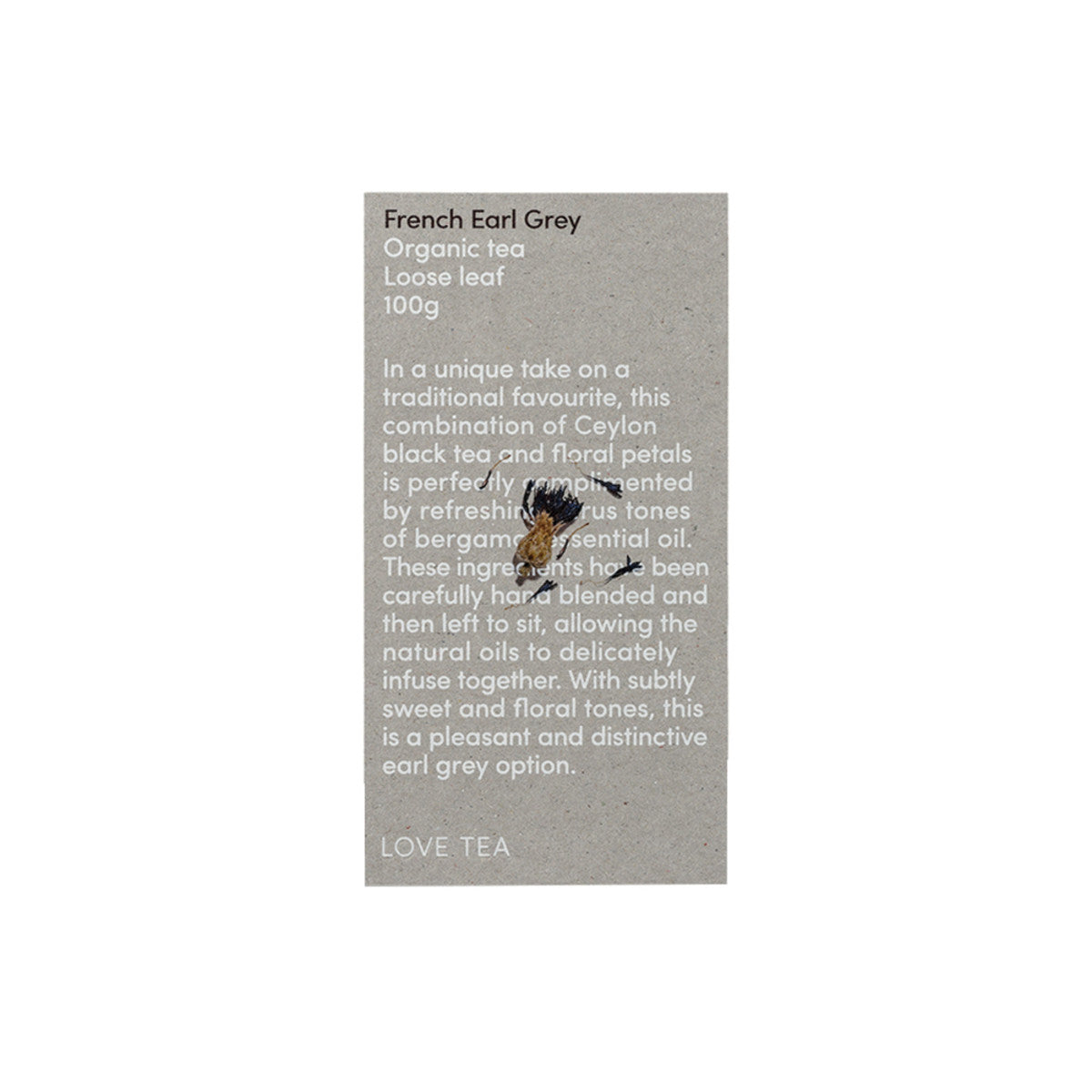 LOVE TEA Organic Green Tea Loose Leaf 100g