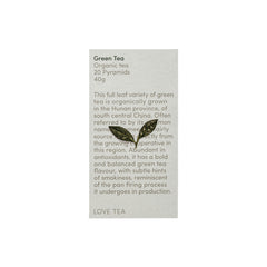 LOVE TEA Organic Immunity Tea x 20 Pyramids