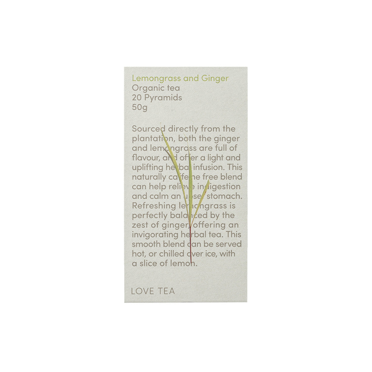 LOVE TEA Organic Matcha Tea Loose Leaf 75g
