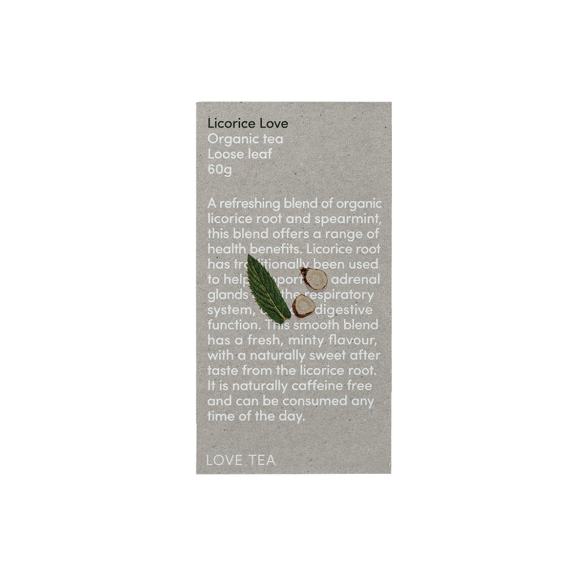LOVE TEA Organic Metabolism Tea Loose Leaf 75g