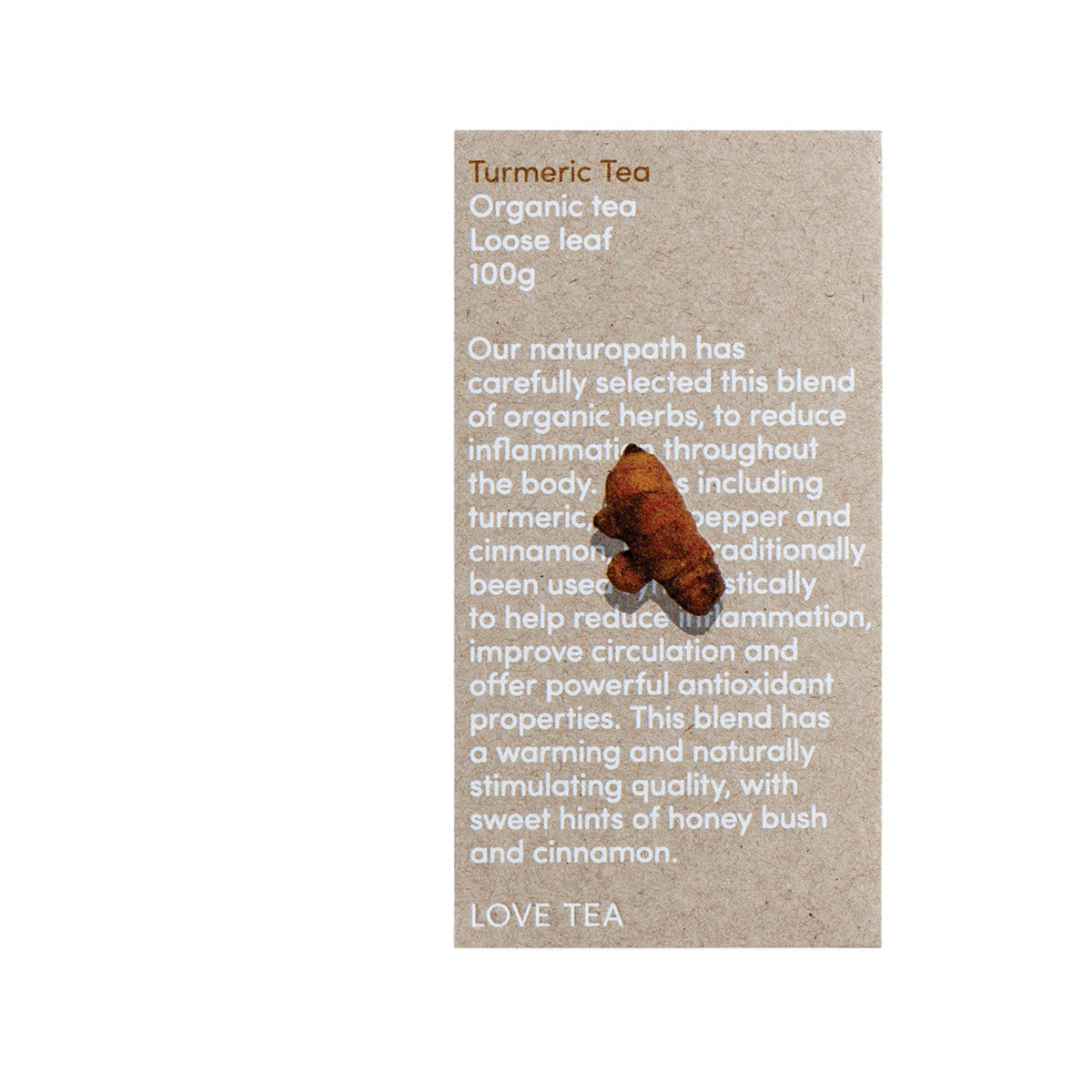 LOVE TEA Organic White Rose and Goji Tea Loose Leaf 50g