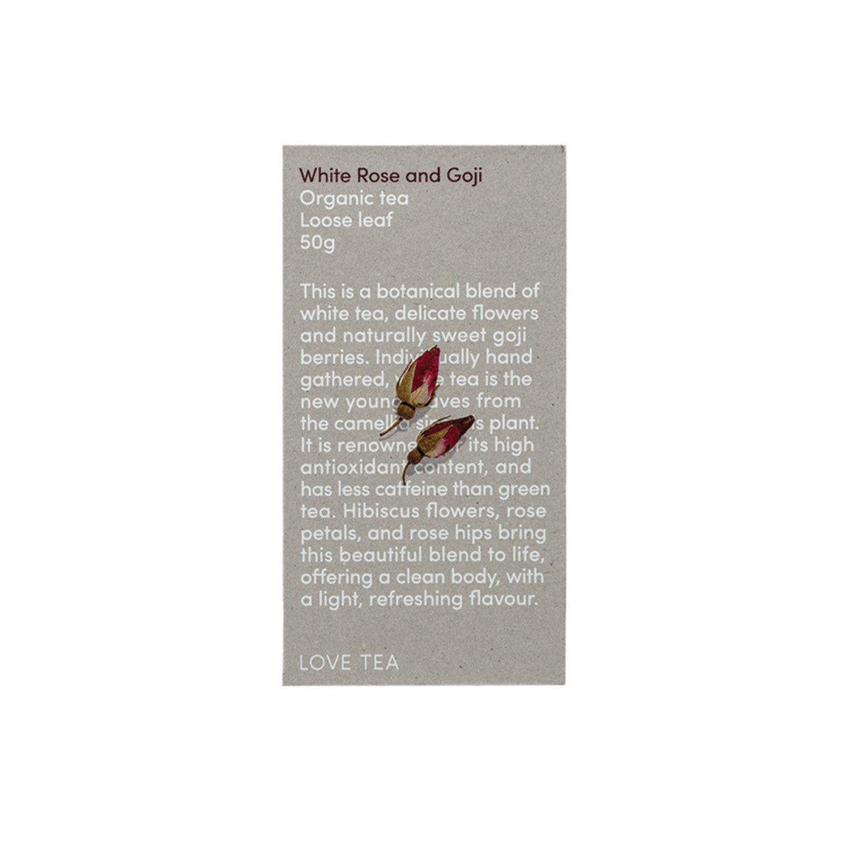 LOVE TEA Organic Yerba Mate and Mint Tea x 20 Pyramids