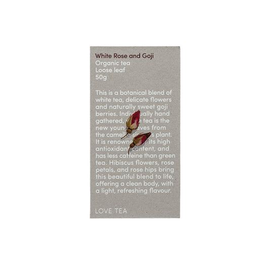 LOVE TEA Organic Yerba Mate and Mint Tea x 20 Pyramids