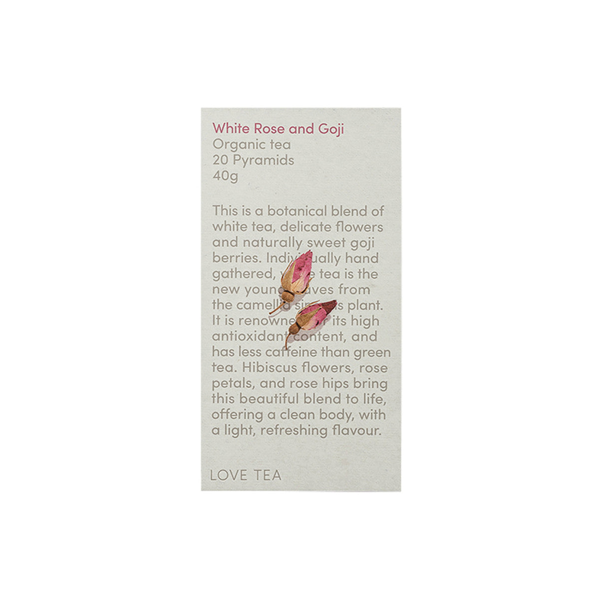 LOVE TEA Organic Yerba Mate Tea Loose Leaf 60g