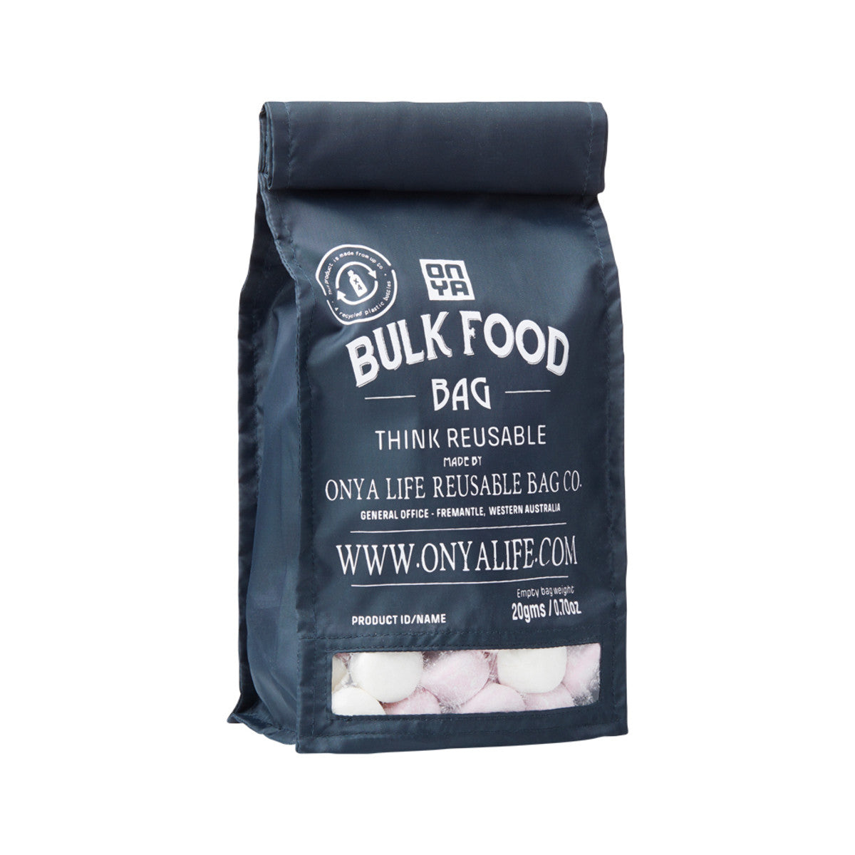 ONYA Reusable Coffee Cup Grey Blue 355ml