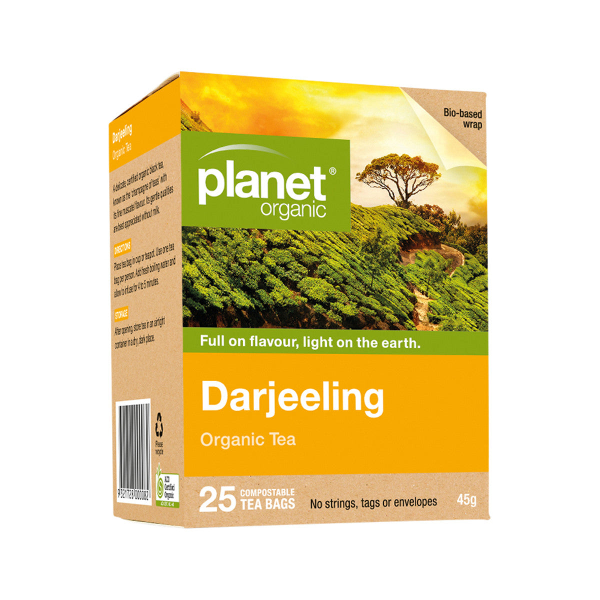 PLANET ORGANIC Organic Tea English Breakfast x 25 Tea Bags