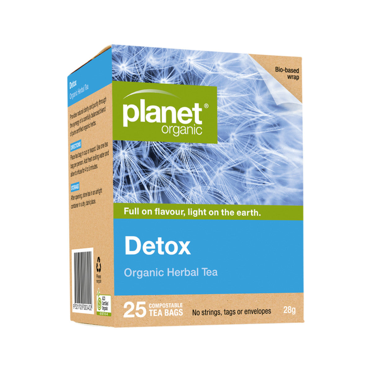 PLANET ORGANIC Organic Herbal Tea Elderflower Loose Leaf 50g