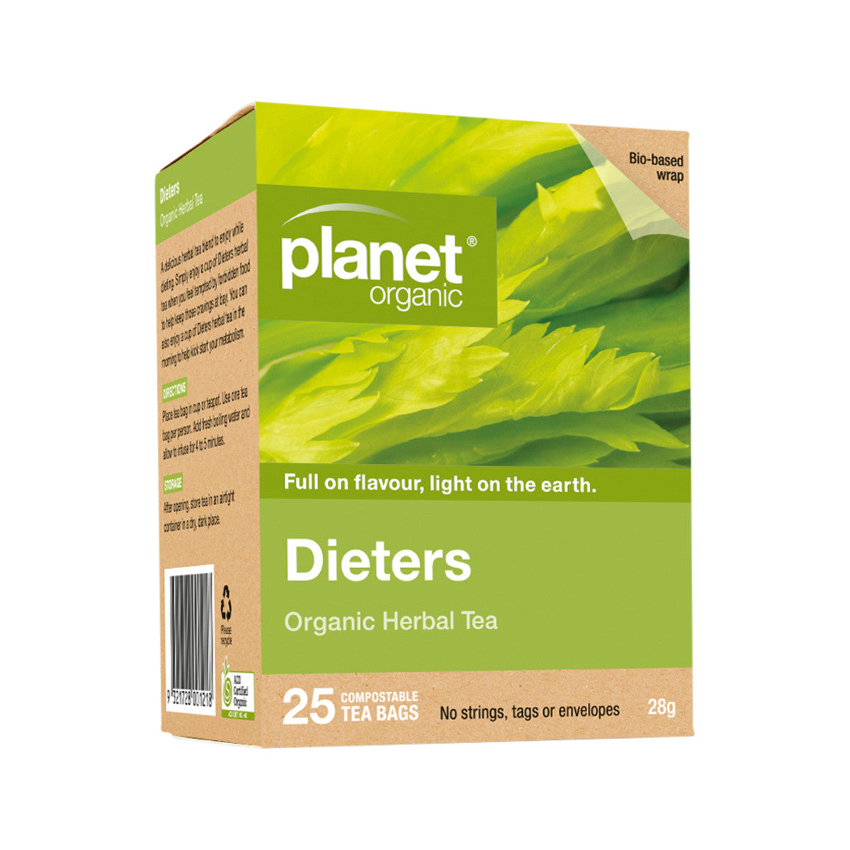 PLANET ORGANIC Organic Herbal Tea Elderflower x 25 Tea Bags