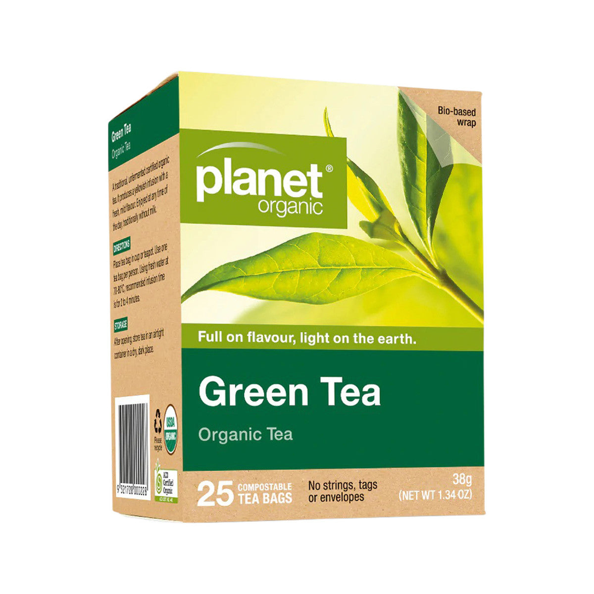 PLANET ORGANIC Organic Tea Pu-erh x 25 Tea Bags