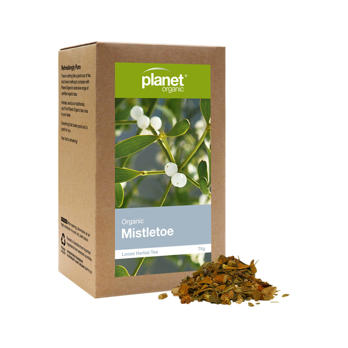 PLANET ORGANIC Organic Herbal Tea Peppermint Loose Leaf 35g