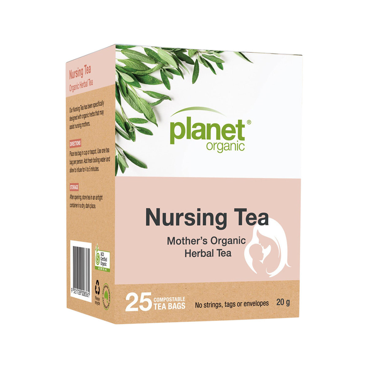 PLANET ORGANIC Organic Herbal Tea Bedtime x 25 Tea Bags