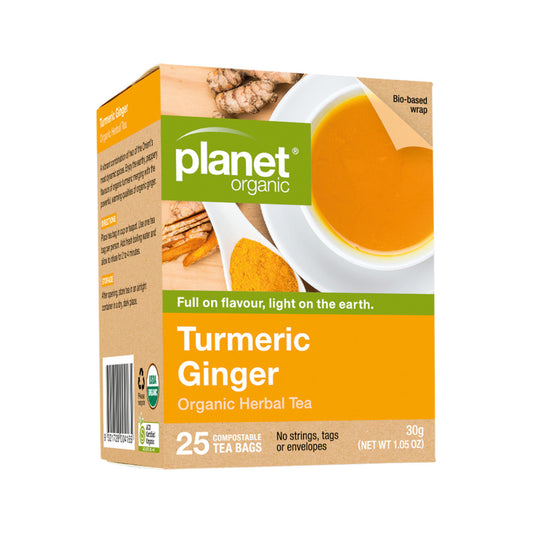 PLANET ORGANIC Organic Herbal Tea Wintertime with Olive Leaf & Echinacea x 25 Tea Bags