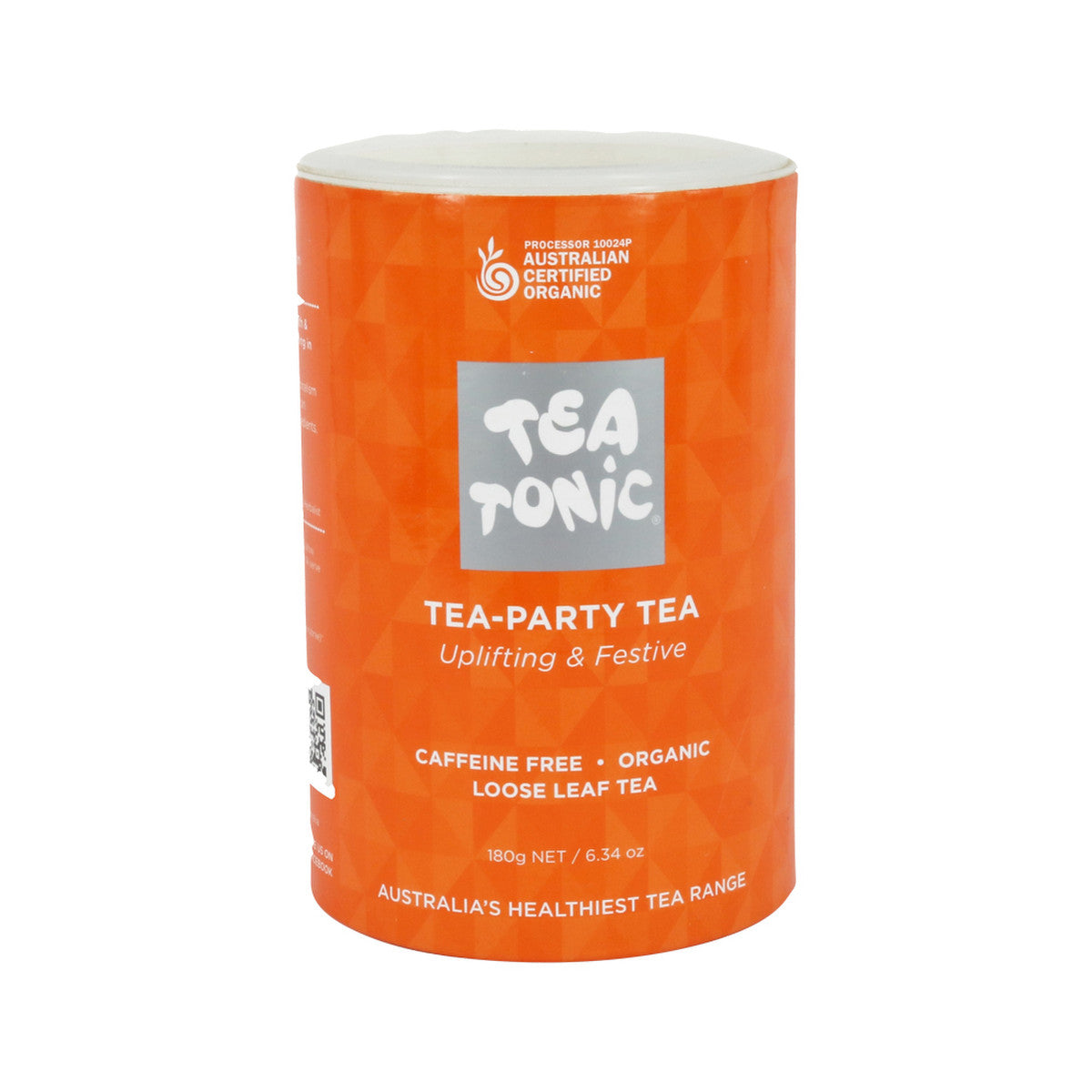 TEA TONIC Organic Throat Soother Tea Caddy Tin 130g