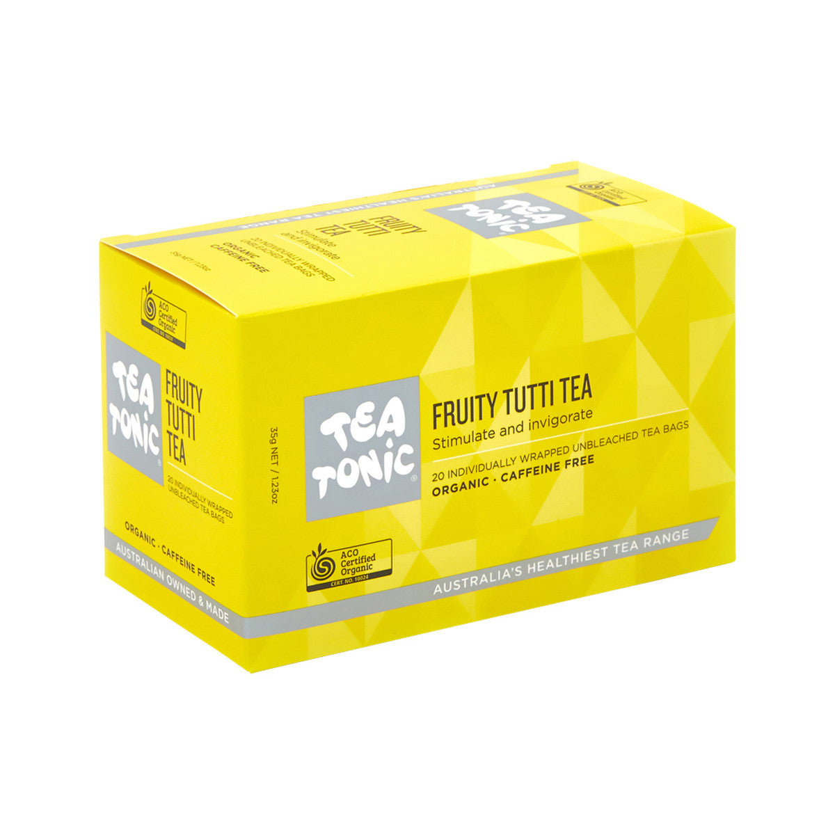 TEA TONIC Organic Green Tea Loose Leaf 1kg