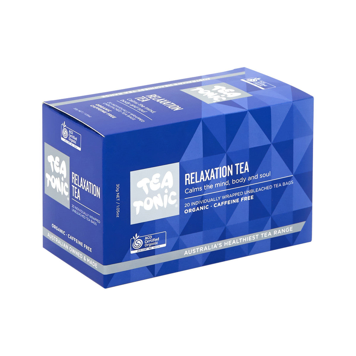 TEA TONIC Organic Thirst Quencher Tea Caddy Tin 95g