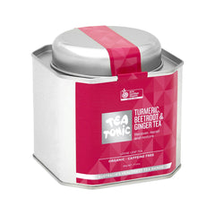 TEA TONIC Organic White Tea & Rose Petals Tea Caddy Tin 85g
