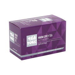 TEA TONIC Wooden Tea Chest Deluxe White x 112 Tea Bags